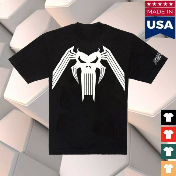Stray Rats Store Merch Spider Skull Tee