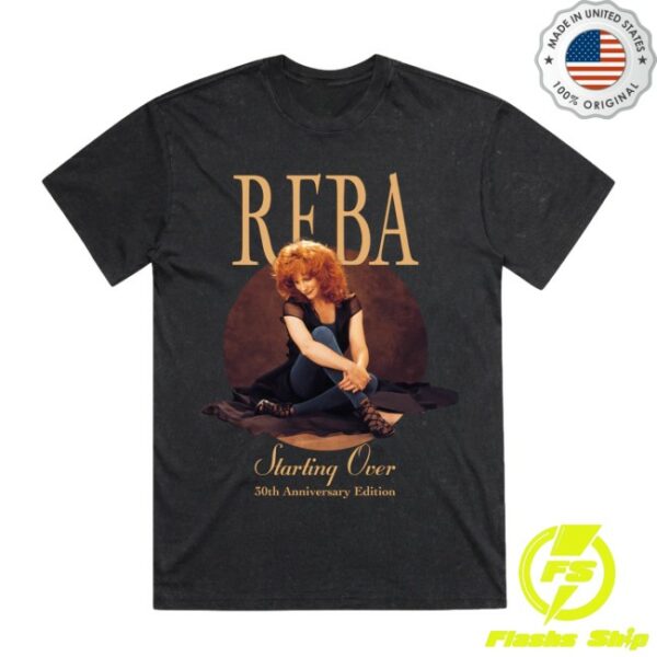 Reba Store Merch Starting Over 30Th Anniversary Edition Tee