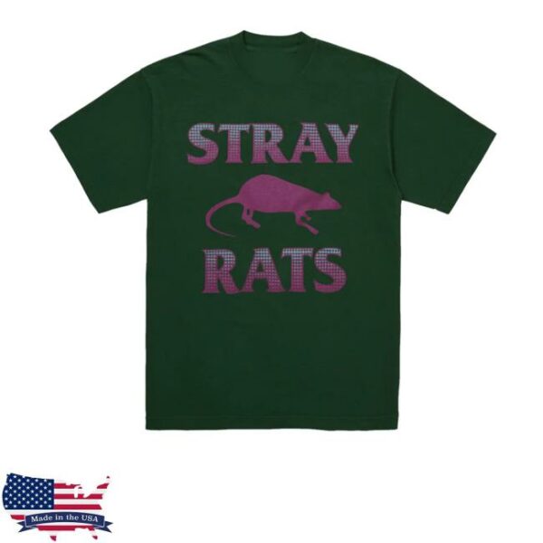 Stray Rats Store Merch Rodenticide Halftone Tee