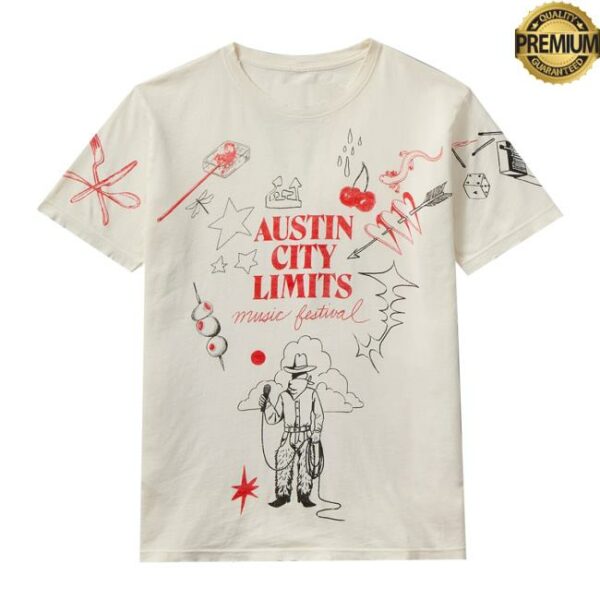Brandon Maxwell X Acl Fest Merch Brandon Maxwell X Acl Fest Lineup Tee