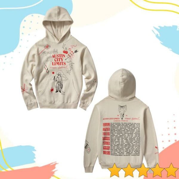 Brandon Maxwell X Acl Fest Merch Store Brandon Maxwell X Acl Fest Lineup Hoodie
