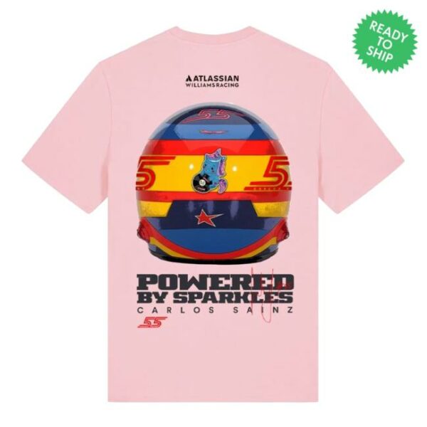 Williamsf1 Merch Store Atlassian Williams Racing Sparkles Pink Tee