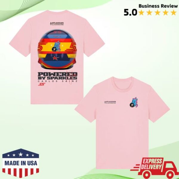 Williamsf1 Merch Store Atlassian Williams Racing Sparkles Pink Tee