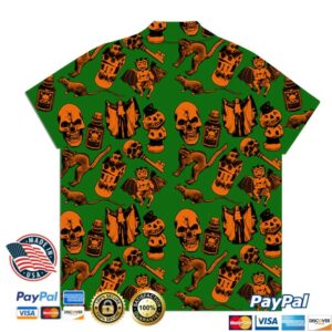 Futuremonsters Store Merch Trick Or Trinkets Iii Button-Up Shirt Futuremonsters Store Merch Trick Or Trinkets Iii Button-Up Shirt
