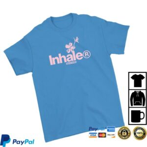 Inhaler Store Merch Open Wide Flower Blue T-Shirt