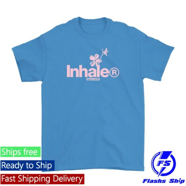 Inhaler Store Merch Open Wide Flower Blue T-Shirt