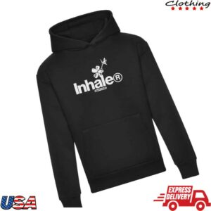Inhaler Store Merch Open Wide Flower Black Hoody