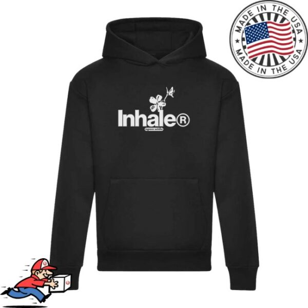 Inhaler Store Merch Open Wide Flower Black Hoody