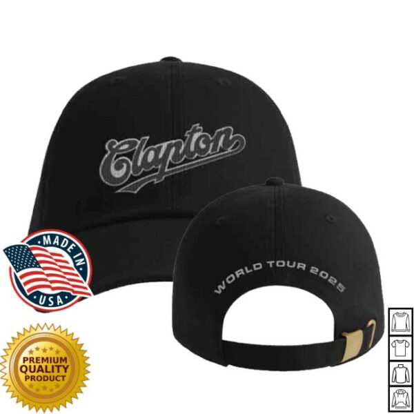 Eric Clapton Store Merch Clapton 2025 World Tour Cap