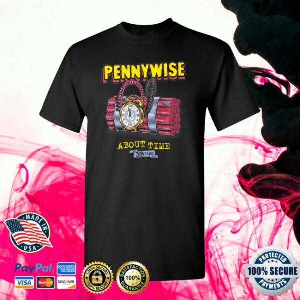 Pennywise Store Merch About Time 30Yr Anniversary Tee