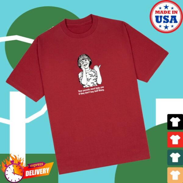 Golf Wang Store Merch Parents Tee By Golf Wang Shirt