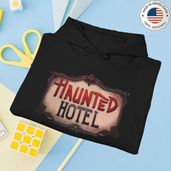 Haunted Hotel Merch Store Haunted Hotel Logo Black Hoodie