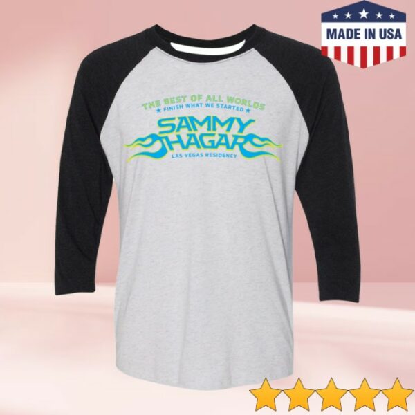 Redrocker Store Merch The Best Of All Worlds Vegas Residency Raglan