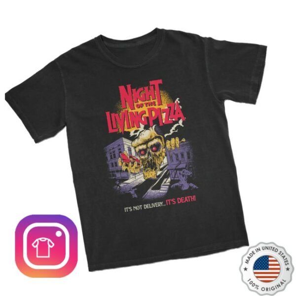 Unitedstateofindiana Store Merch Night Of The Living Pizza Tee