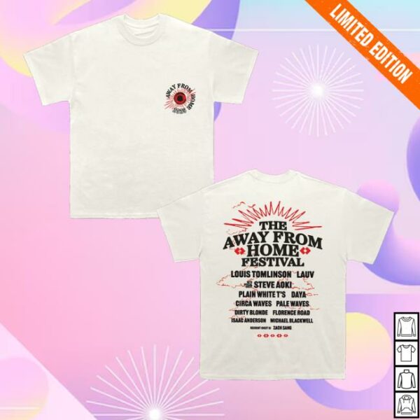 Away From Home Festival Store Merch The Away From Home Festival Event T-Shirt