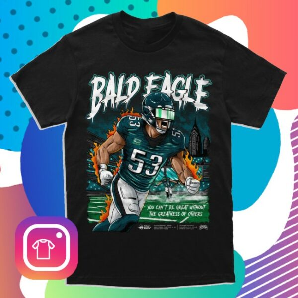 Philly Sports Shirts Store Merch Zack Baun Bald Eagle Shirt
