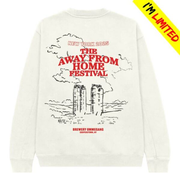 Away From Home Festival Merch Store The Away From Home Festival Crewneck Ecru
