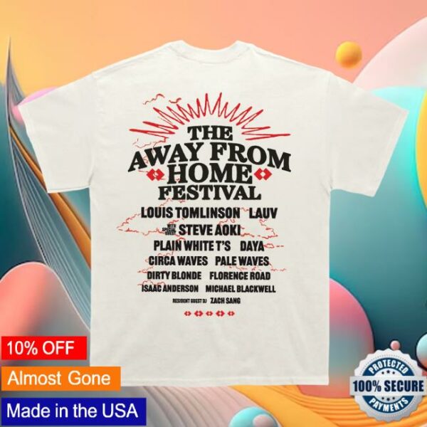 Away From Home Festival Merch Store The Away From Home Festival Event T-Shirt Ecru