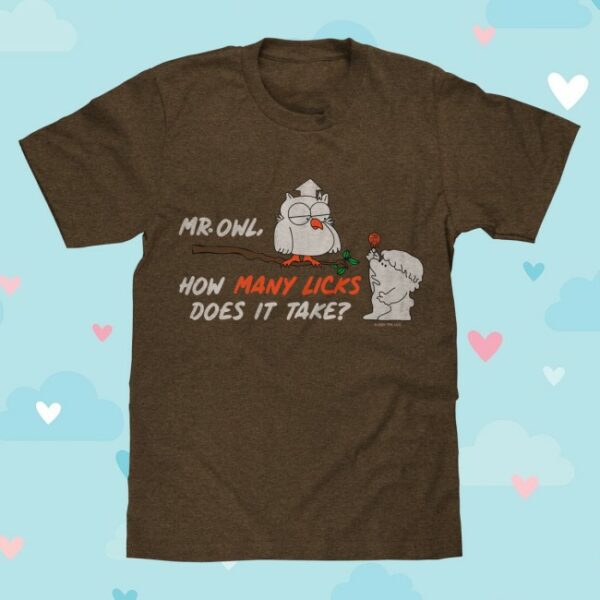 Rerun The 80S Store Merch Tootsie Roll Tootsie Pop Mr Owl T-Shirt