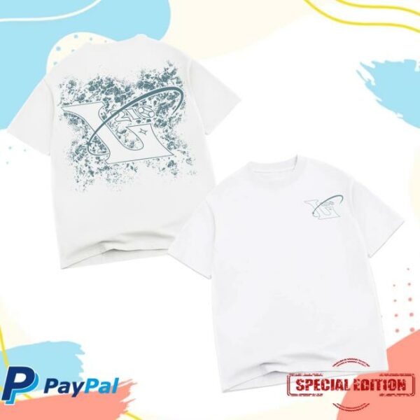 Lance Stewart Official Merch Store 210 Faded Box Fit Tee Blanc White