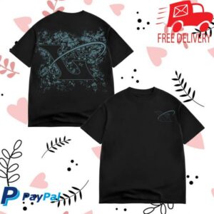 Lance Stewart Official Merch Store 210 Faded Box Fit Tee Limo Black