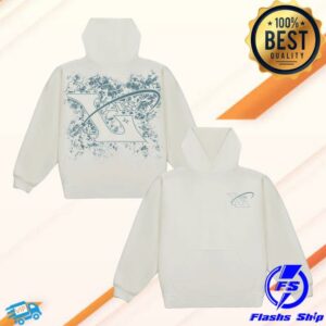 Lance Stewart Official Merch Store 210 Faded Hoodie Bright White
