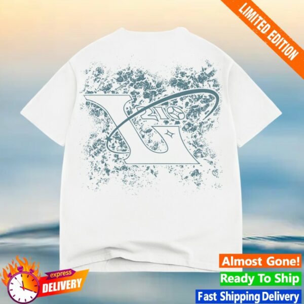 Lance210 Store Merch 210 Faded Box Fit Blanc White Tee