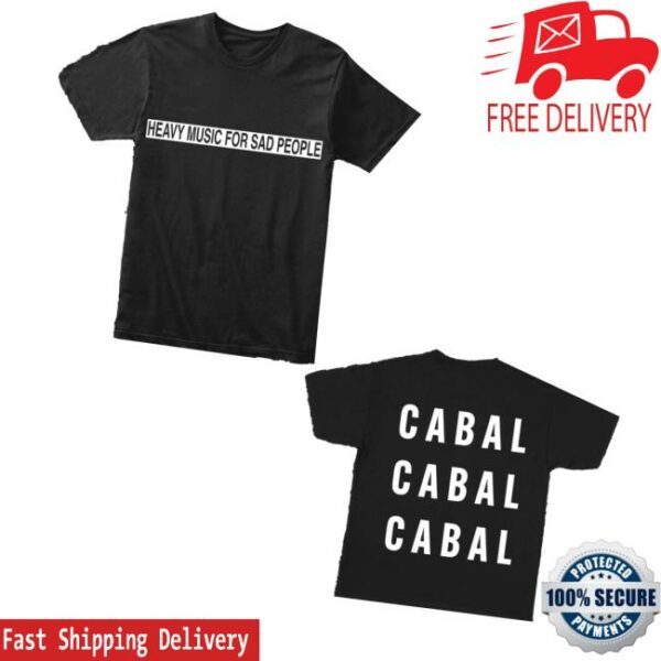 Cabalcult Merch Store Heavy Music For Sad People T-Shirt