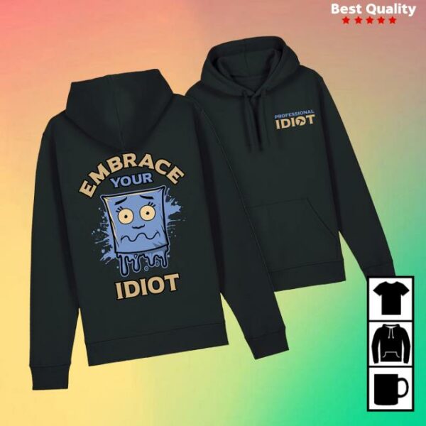 The Professional Idiots Merch Bold Hoodie Adult