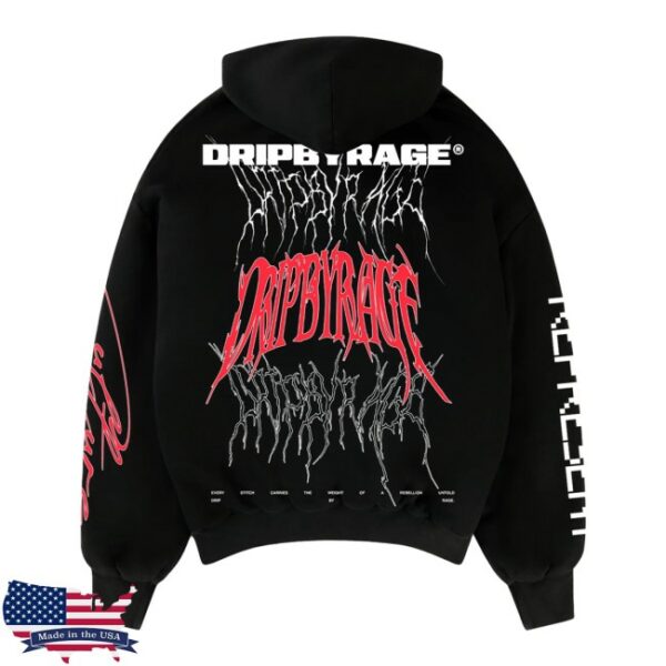 Drip By Rage Store Merch Rage Racing V2 Boxy Hoodie