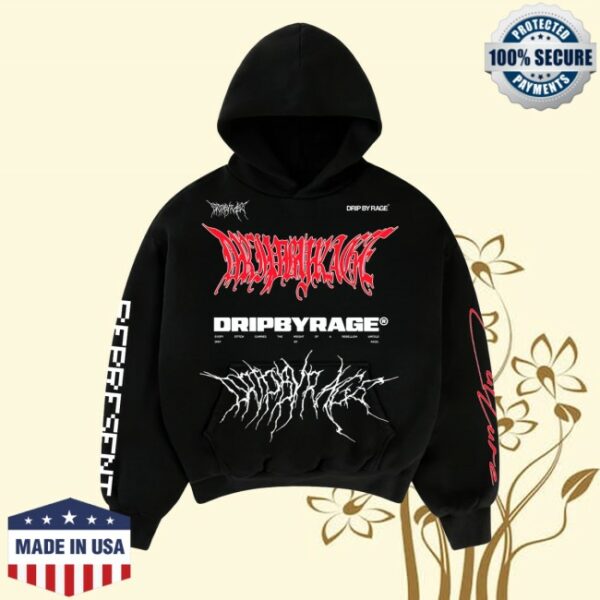 Drip By Rage Store Merch Rage Racing V2 Boxy Hoodie