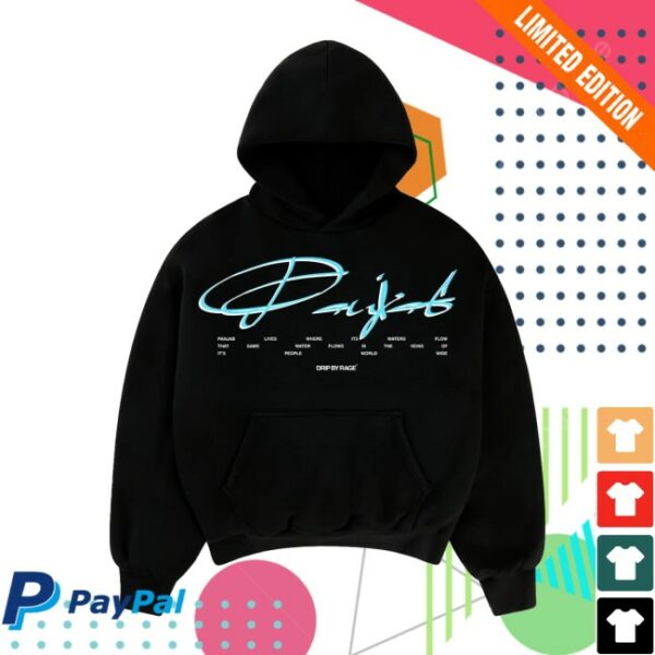 Drip By Rage Store Merch Water Of Panjab Boxy Hoodie