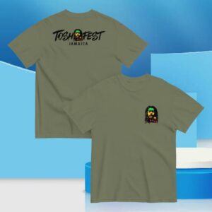 Peter Tosh Merch Store Green Tosh Fest T-Shirt