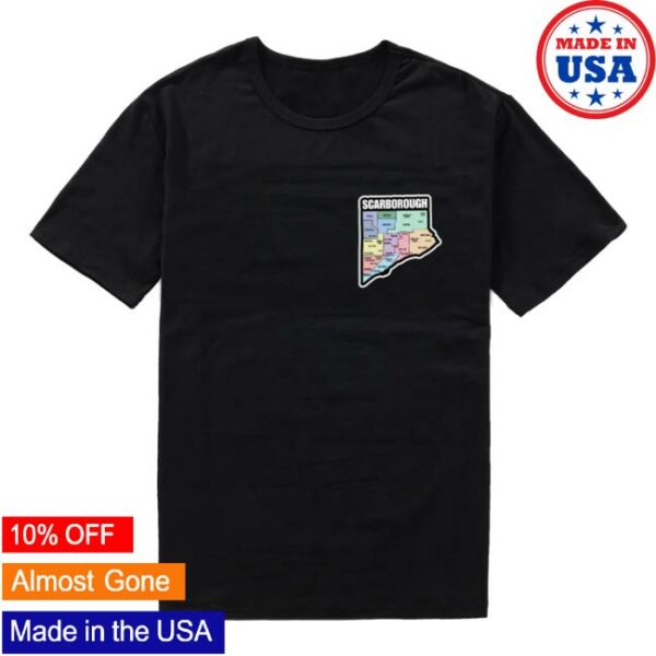 Scarborough Spots Merch Store Scarborough Map Mosaic Shirt