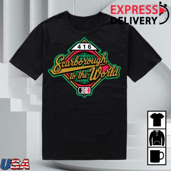 Scarborough Spots Merch Store Scarborough To The World Turf Shirt