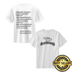 Scarborough Spots Merch Store Unknown Trouble Shirt Scarborough Spots Merch Store Unknown Trouble Shirt