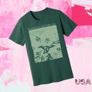Secretly Store Merch Magnolia Electric Co. Owls Green T-Shirt Secretly Store Merch Magnolia Electric Co. Owls Green T-Shirt