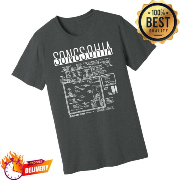 Secretly Store Merch Songs Ohia Studio Grey T-Shirt