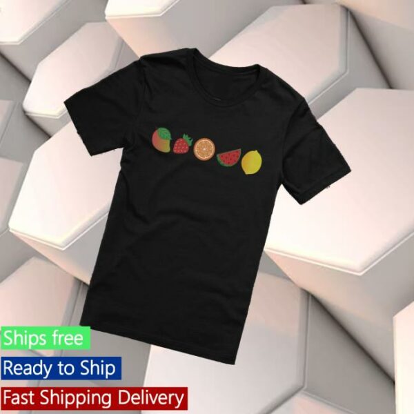 Katrina Stuart Shop Fruit Assortment Line Shirt