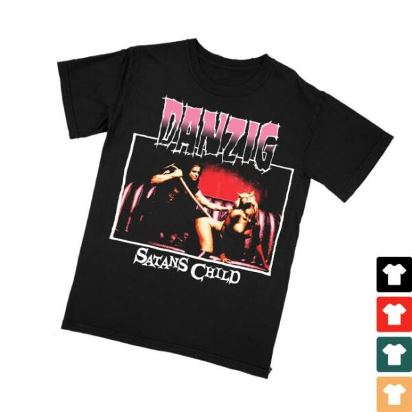 Hevens Basement Shop Merch Danzig Satan’s Child 2000 T-Shirt