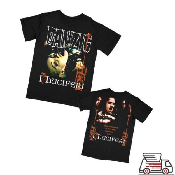 Hevens Basement Shop Merch Danzig I Luciferi 2002 T-Shirt