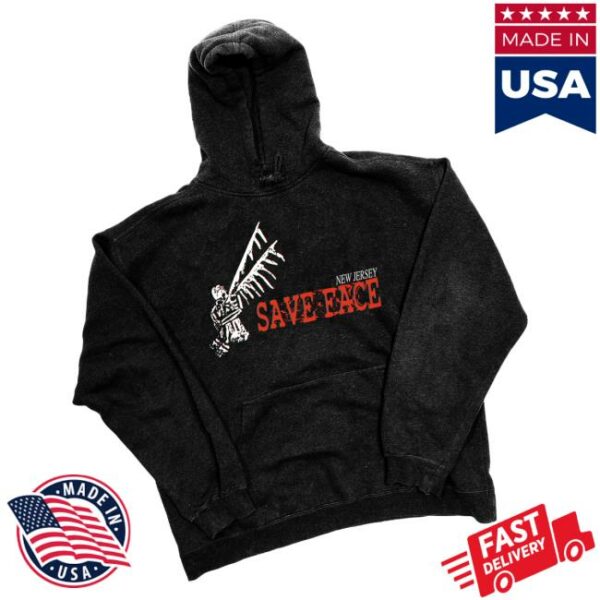 Save Face Merch Store Angel Bones Hoodie