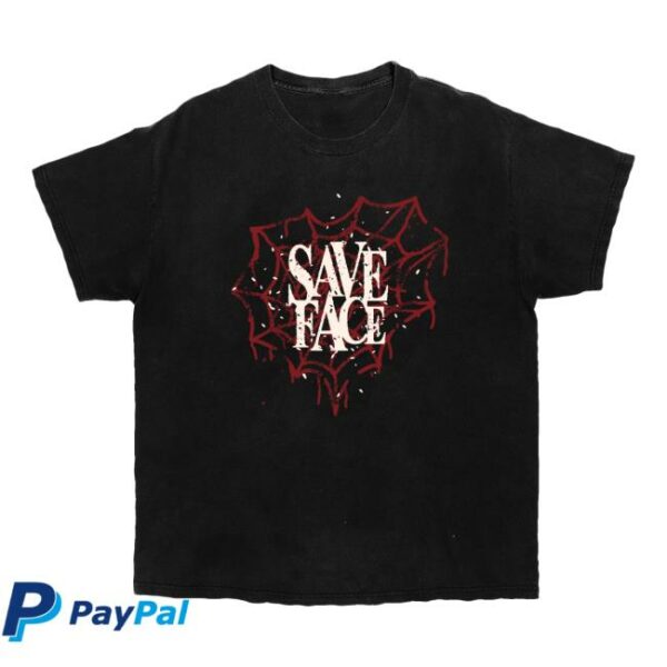 Save Face Merch Store Web Heart Tee
