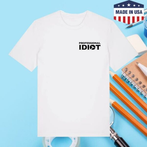 The Professional Idiots Merch Store Subtle T-Shirt White