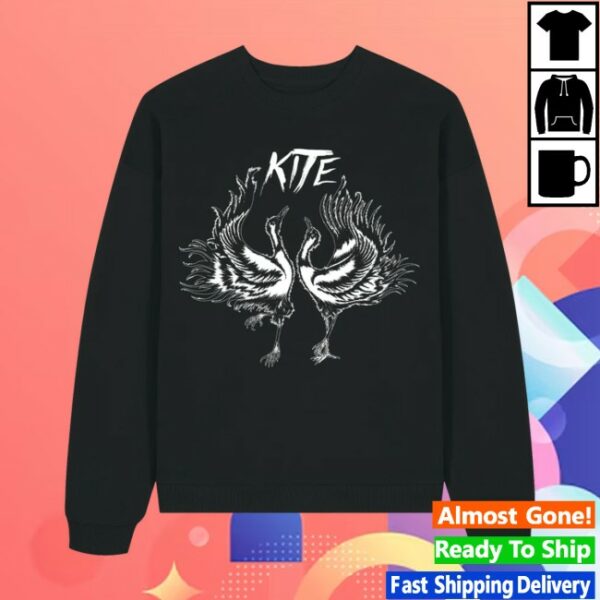 Kitehq Store Merch Cranes Sweatshirt By Ragnar Persson