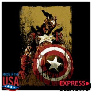 Heroesvillains Store Merch Marvel Zombies Captain America Crows Tee