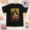 kenny heroesvillains store merch marvel zombies captain america crows tee