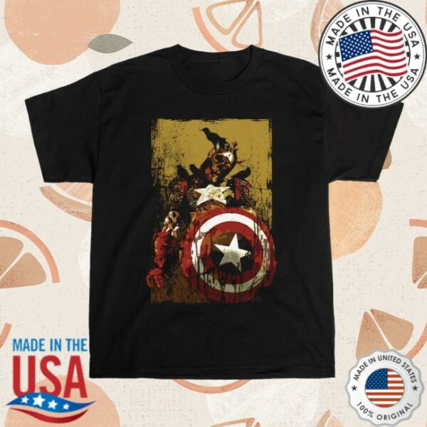 Heroesvillains Store Merch Marvel Zombies Captain America Crows Tee