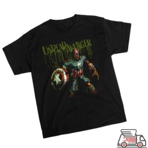 Heroesvillains Store Merch Marvel Zombies Captain America Undead Avenger Tee