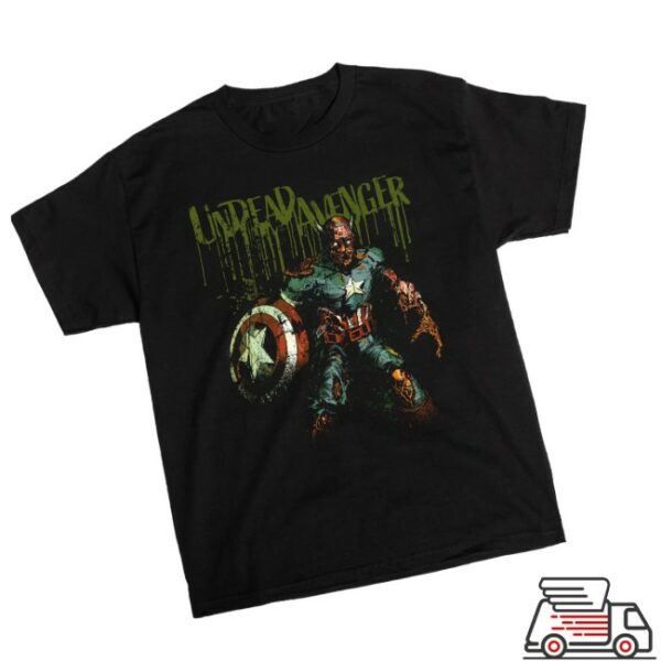 Heroesvillains Store Merch Marvel Zombies Captain America Undead Avenger Tee